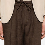 Pantaloni wimbledon in marrone Briglia 1949 - uomo 