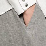 Pantaloni con coulisse e pieghe in grigio Briglia 1949 - uomo 