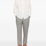 Pantaloni con coulisse e pieghe in grigio Briglia 1949 - uomo 