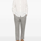 Pantaloni con coulisse e pieghe in grigio Briglia 1949 - uomo 