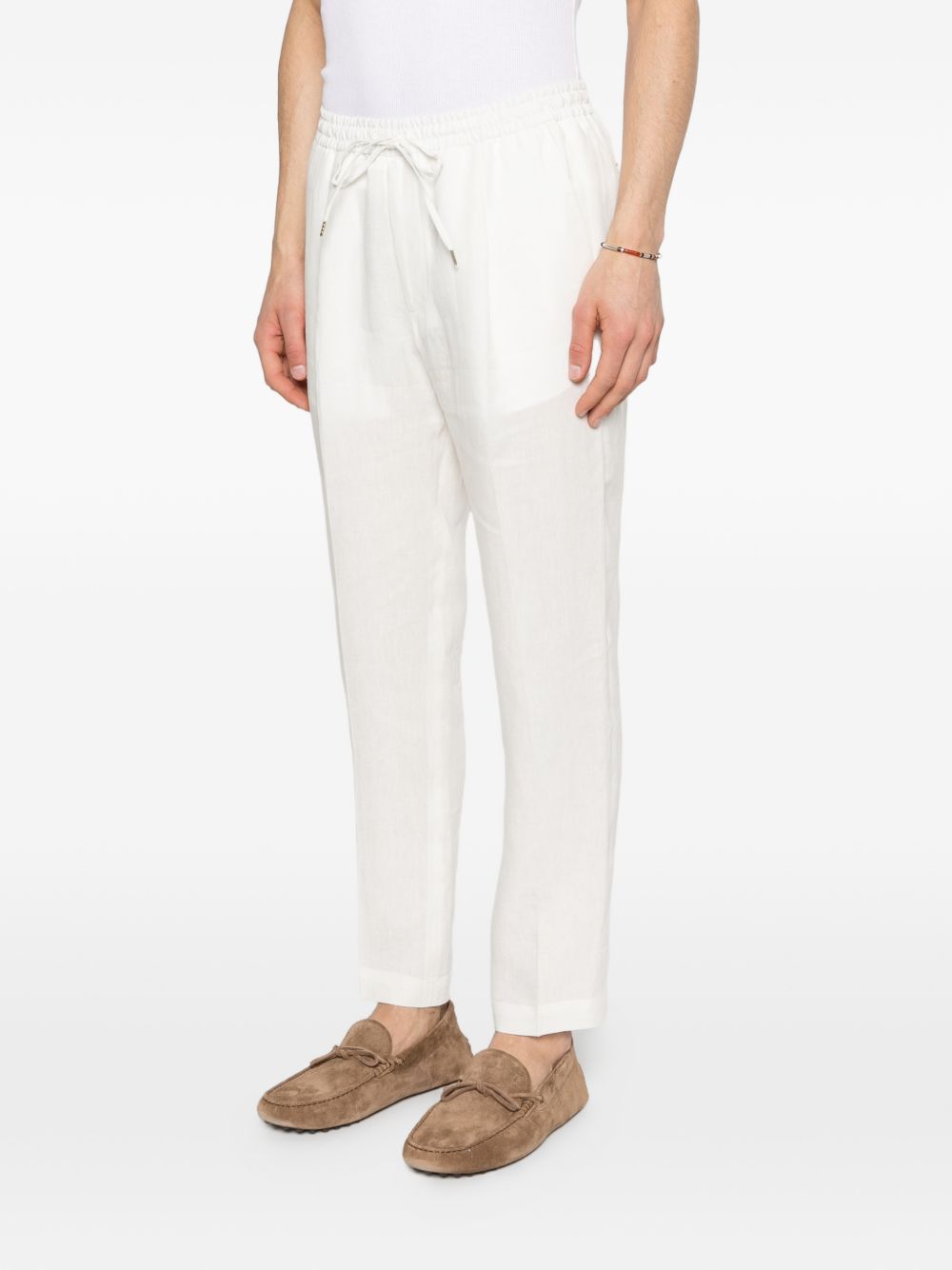 Pantaloni con elastico in vita in bianco Briglia 1949 - uomo 