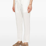 Pantaloni con elastico in vita in bianco Briglia 1949 - uomo 