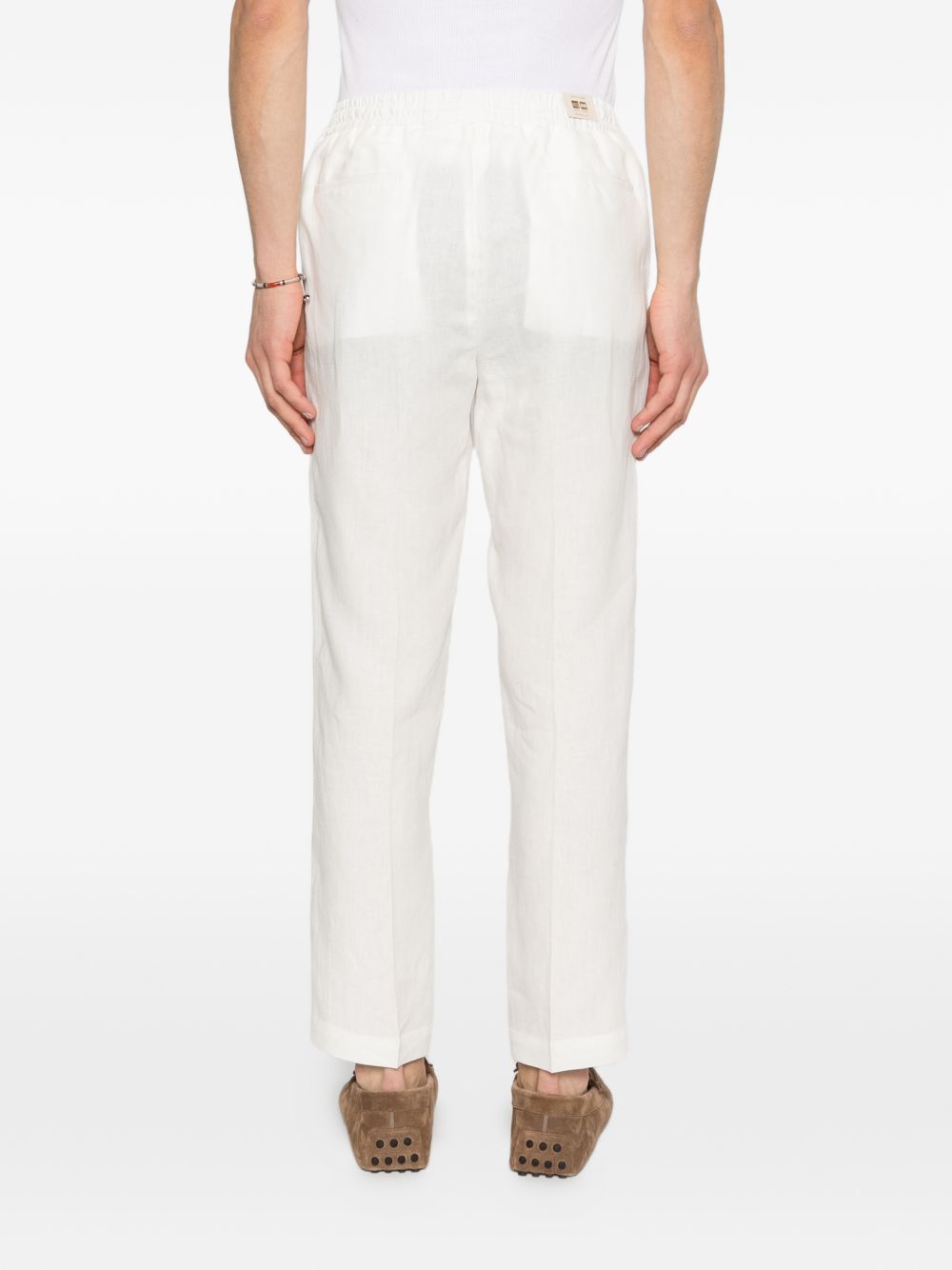 Pantaloni con elastico in vita in bianco Briglia 1949 - uomo 
