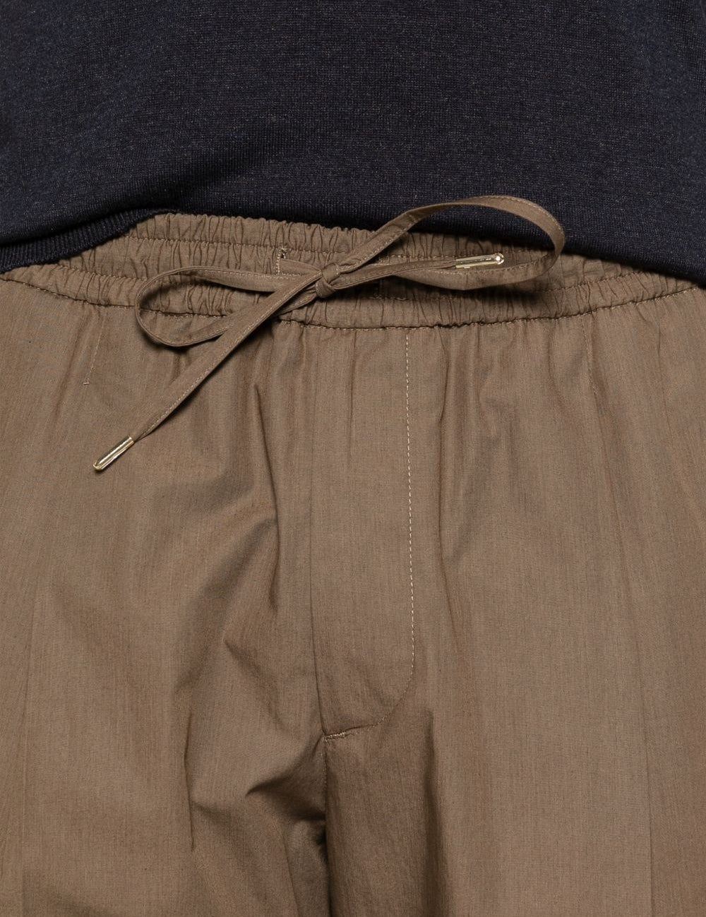 Pantaloni a pieghe con coulisse in vita in beige Briglia 1949 - uomo 