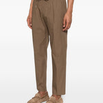 Pantaloni a pieghe con coulisse in vita in beige Briglia 1949 - uomo 