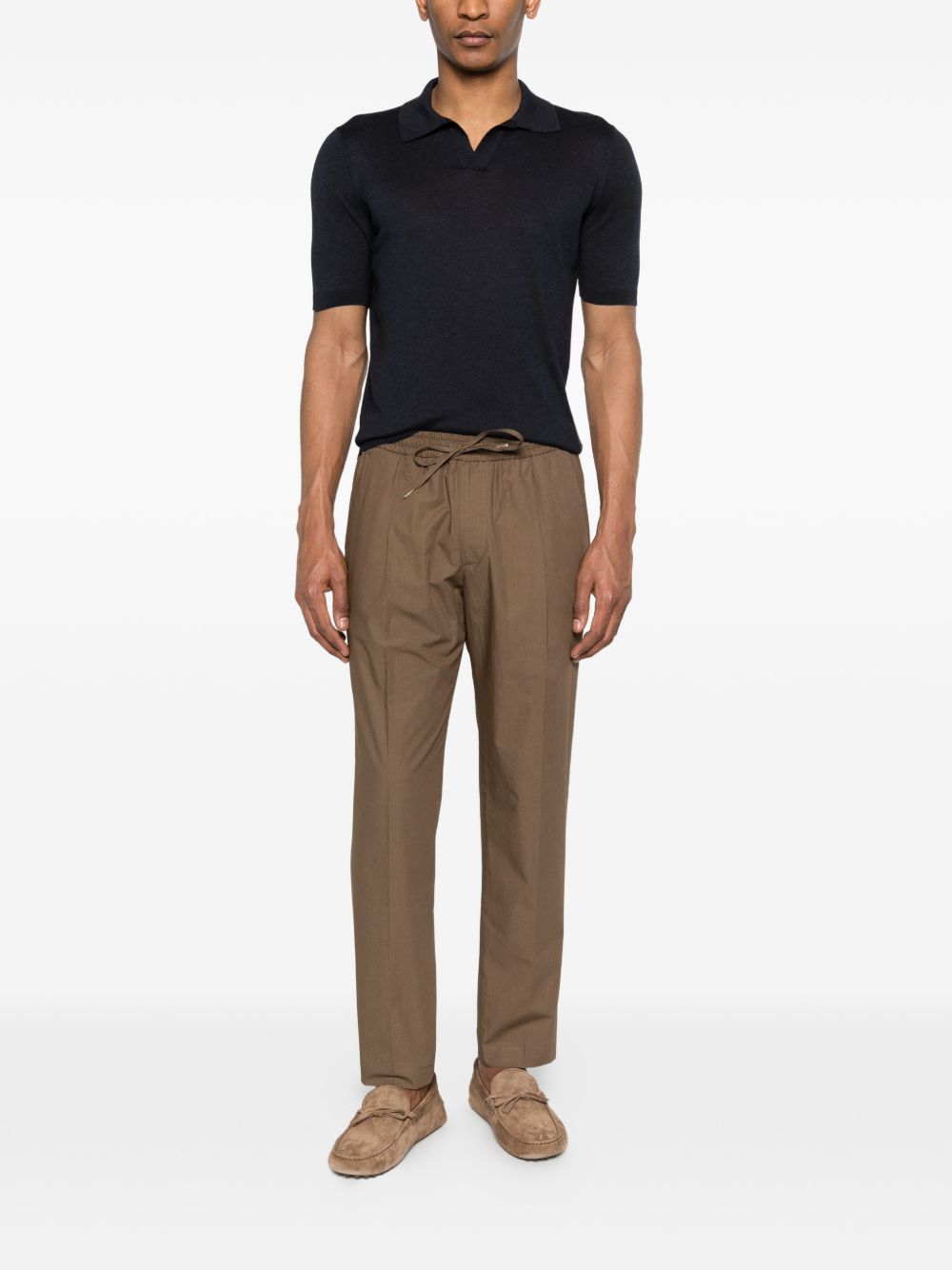 Pantaloni a pieghe con coulisse in vita in beige Briglia 1949 - uomo 