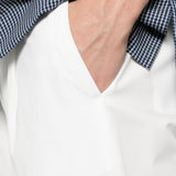Pantaloni con coulisse wimbledons in bianco Briglia 1949 - uomo 