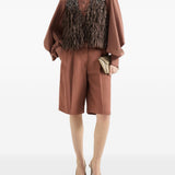Camicia con maniche a sbuffo in rosa Brunello Cucinelli - donna 