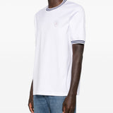 T-shirt a girocollo in bianco Brunello cucinelli - uomo 