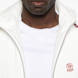 T-shirt con logo a girocollo in bianco Brunello cucinelli - uomo 