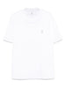 Brunello Cucinelli crew-neck logo T-shirt in white - men
