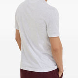 T-shirt con stampa del logo in bianco Brunello cucinelli - uomo 