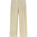 Pantaloni plissé in beige Brunello cucinelli - donna 