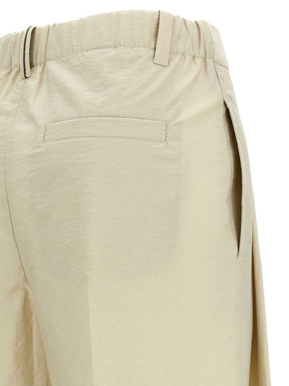 Pantaloni plissé in beige Brunello cucinelli - donna 