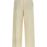Pantaloni plissé in beige Brunello cucinelli - donna 