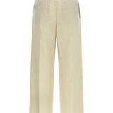 Pantaloni plissé in beige Brunello cucinelli - donna 