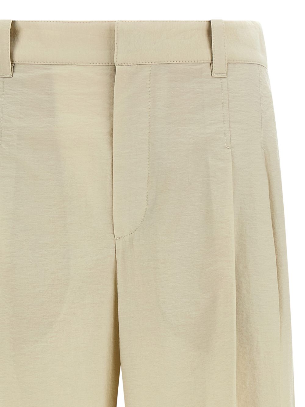 Pantaloni plissé in beige Brunello cucinelli - donna 