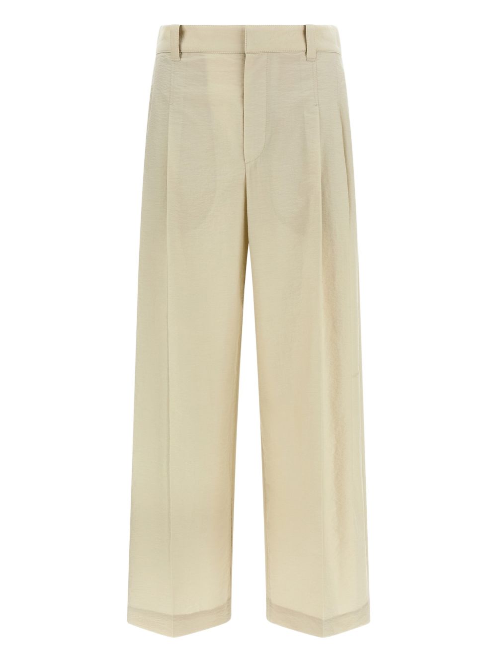 Pantaloni plissé in beige Brunello cucinelli - donna 