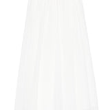 Gonna maxi svasata  in bianco Brunello cucinelli - donna 