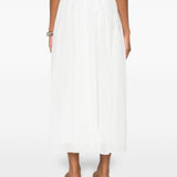 Gonna maxi svasata  in bianco Brunello cucinelli - donna 