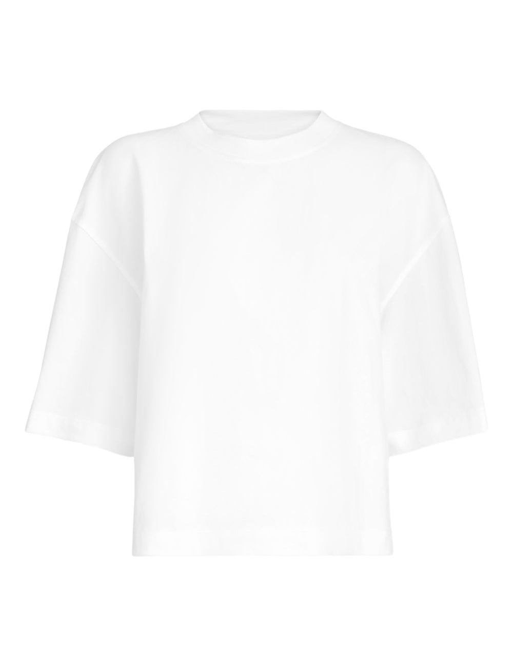 T-shirt girocollo in bianco Brunello cucinelli - donna 