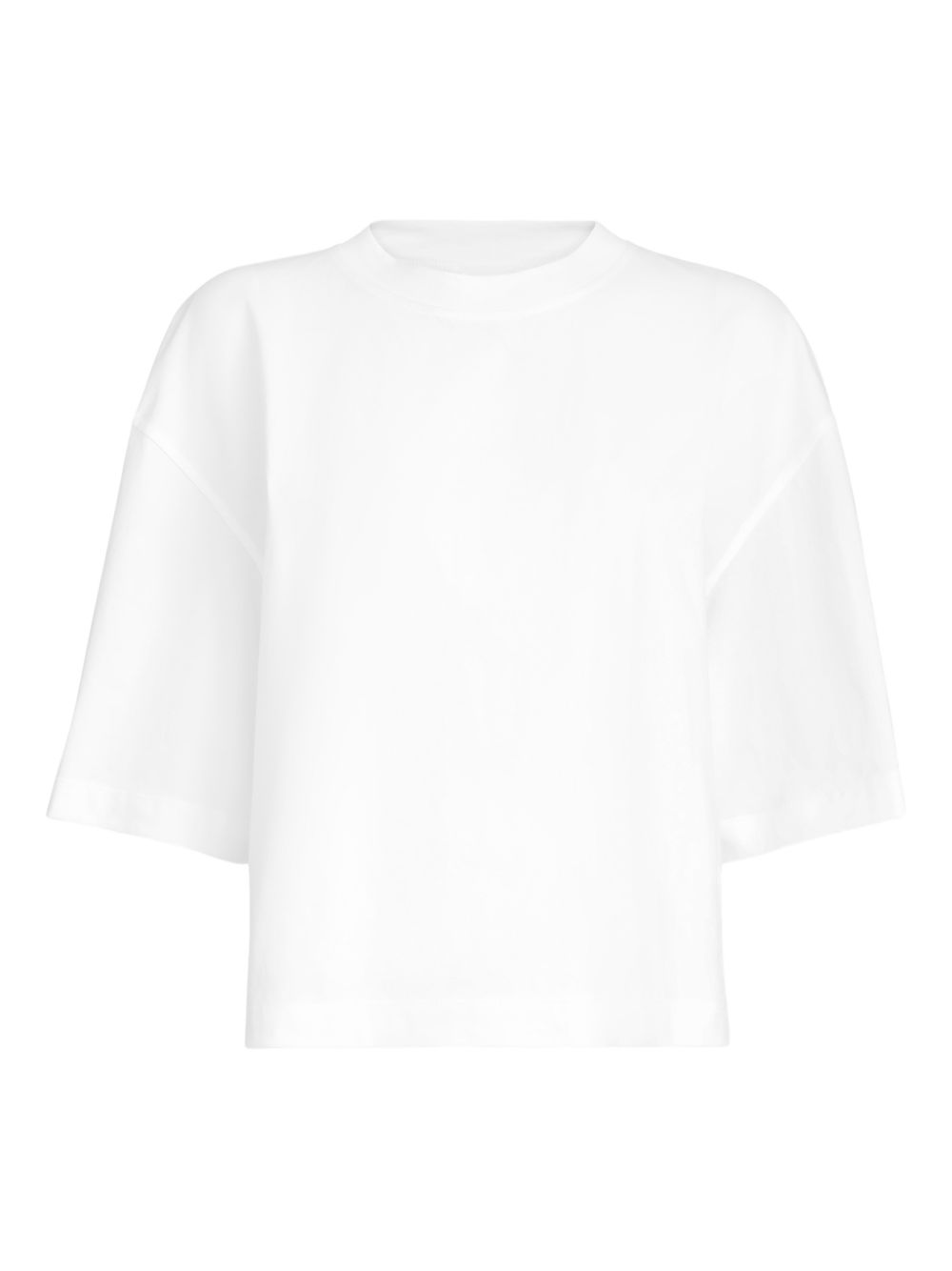 T-shirt girocollo in bianco Brunello cucinelli - donna 