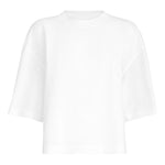 T-shirt girocollo in bianco Brunello cucinelli - donna 