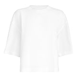 T-shirt girocollo in bianco Brunello cucinelli - donna 
