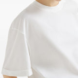 T-shirt girocollo in bianco Brunello cucinelli - donna 