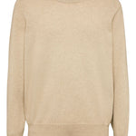 Maglione a girocollo in beige Brunello cucinelli - uomo 