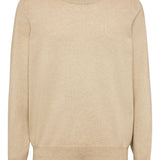 Maglione a girocollo in beige Brunello cucinelli - uomo 
