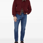 Maglione a girocollo in beige Brunello cucinelli - uomo 