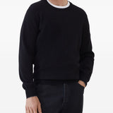 Maglione a girocollo in nero Brunello cucinelli - uomo 
