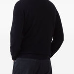Maglione a girocollo in nero Brunello cucinelli - uomo 
