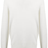Maglione a girocollo in bianco Brunello cucinelli - uomo 