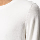 Maglione a girocollo in bianco Brunello cucinelli - uomo 