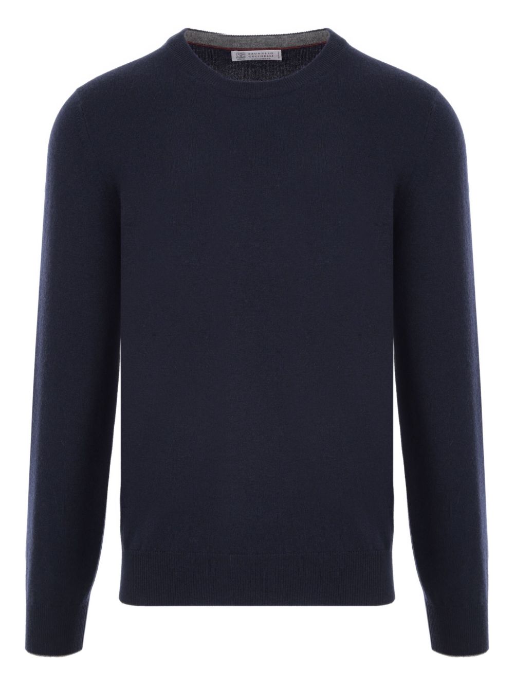 Maglione a girocollo in blu Brunello cucinelli - uomo 