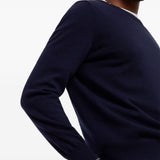 Maglione a girocollo in blu Brunello cucinelli - uomo 