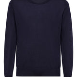 Maglione classico  in blu Brunello cucinelli - uomo 