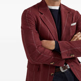 Maglione classico  in blu Brunello cucinelli - uomo 