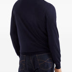 Maglione classico  in blu Brunello cucinelli - uomo 