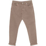 Jeans a cinque tasche in marrone Brunello cucinelli - uomo 