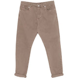 Jeans a cinque tasche in marrone Brunello cucinelli - uomo 