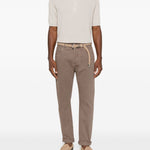 Jeans a cinque tasche in marrone Brunello cucinelli - uomo 