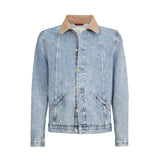 Giubbotto in denim in blu 