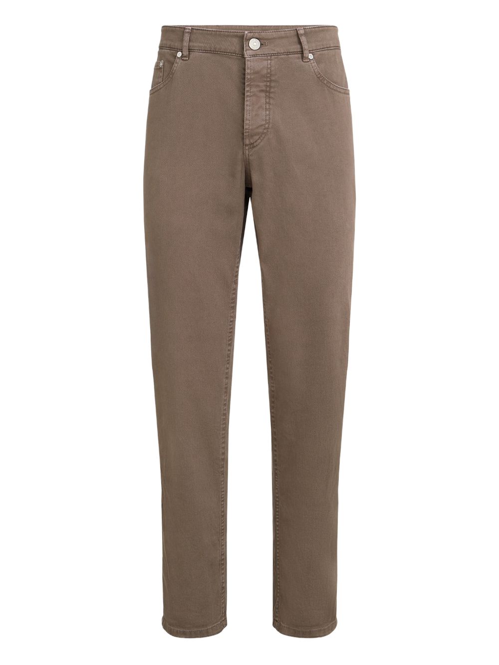 Pantaloni con cinque tasche in marrone Brunello cucinelli - uomo 