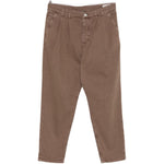 Pantaloni plissé in marrone Brunello cucinelli - uomo 