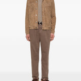 Pantaloni plissé in marrone Brunello cucinelli - uomo 