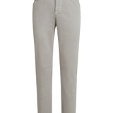 Jeans a cinque tasche con chiusura a bottone in grigio Brunello cucinelli - uomo 