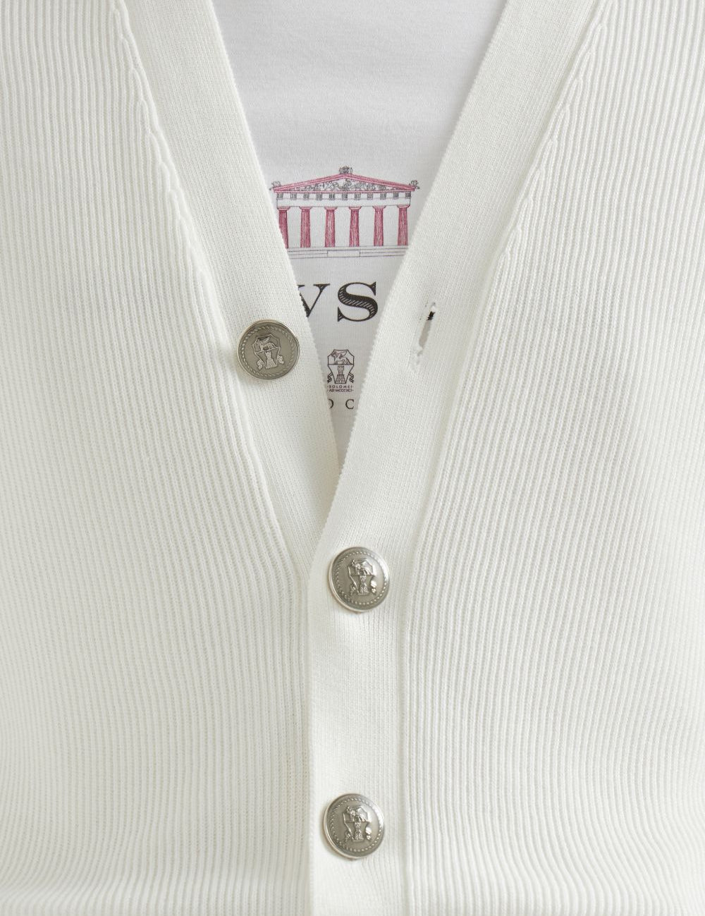 Cardigan raglan a coste inglesi in grigio Brunello cucinelli - uomo 